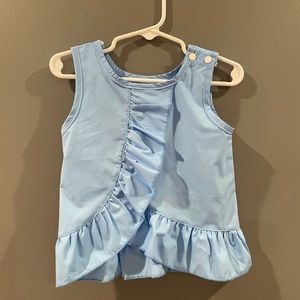 12-18 month baby blue gently worn top